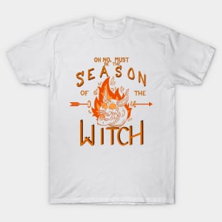 Season of The Witch (White Background) T-Shirt